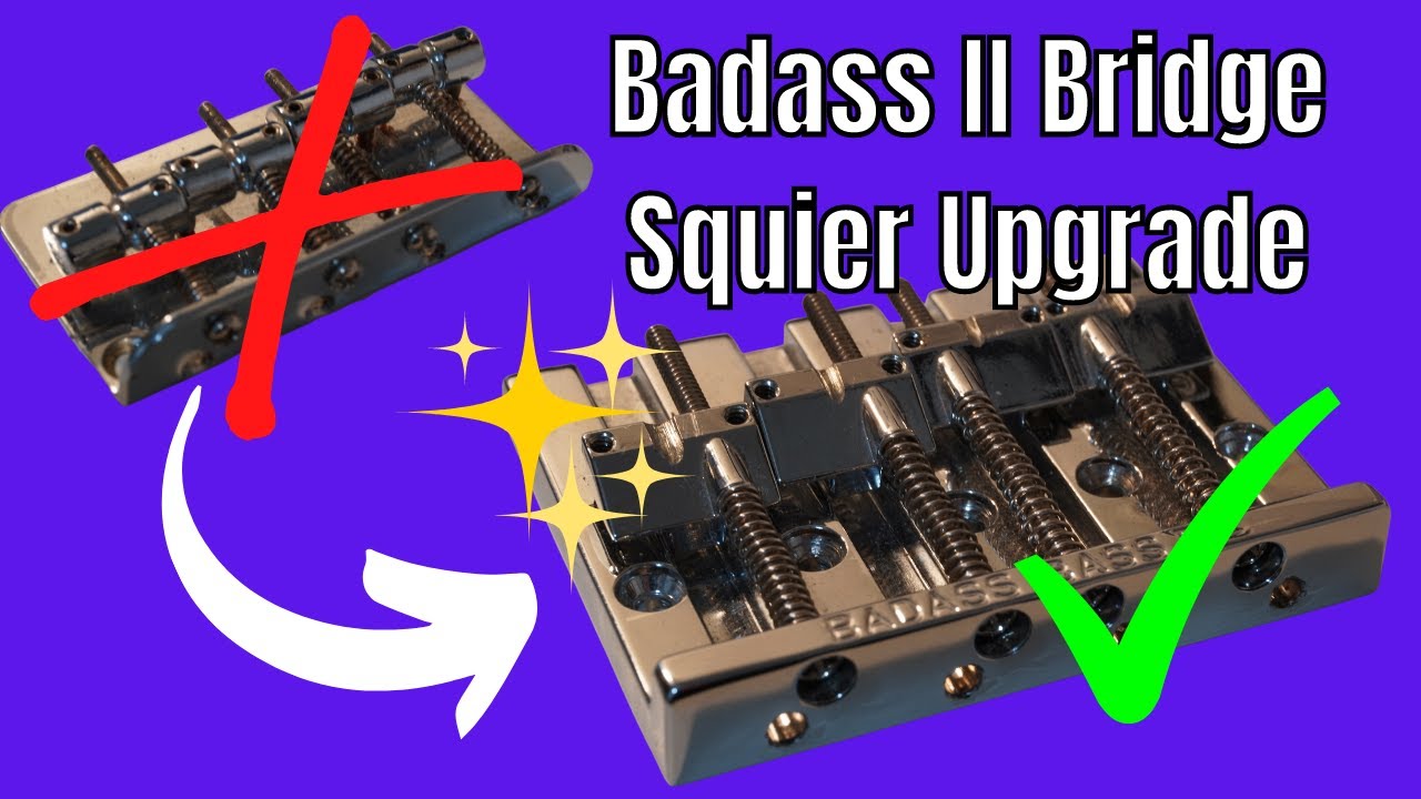 Squier stock bridge vs Leo Quan Badass II
