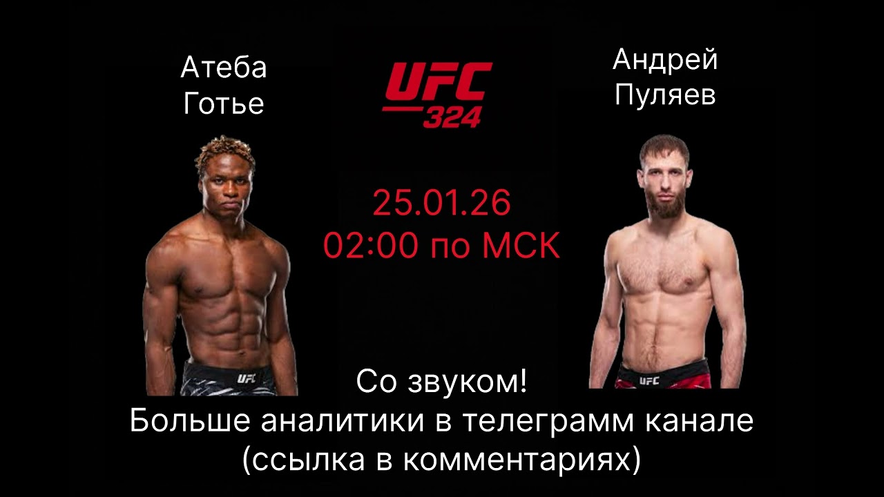Андрей Пуляев vs Атеба Готье — разбор боя | прогноз на юфс триста двадцать четыре