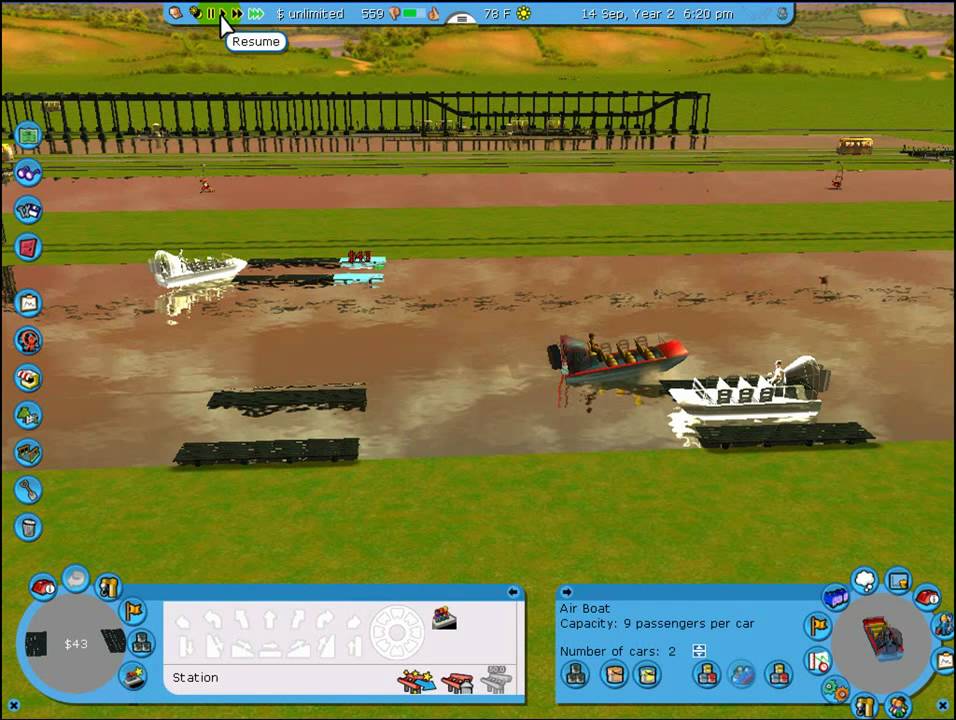 RCT3 - Tutorial - Transport Rides