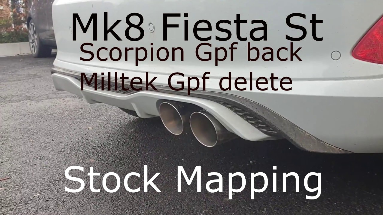 mk8 Fiesta ST Scorpion Gpf Back and Gpf delete