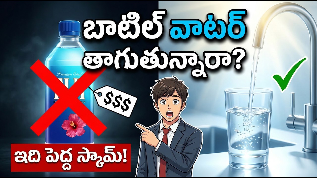 Tap Water vs. Bottled Water: Which is Actually Healthier? | Explained in Telugu