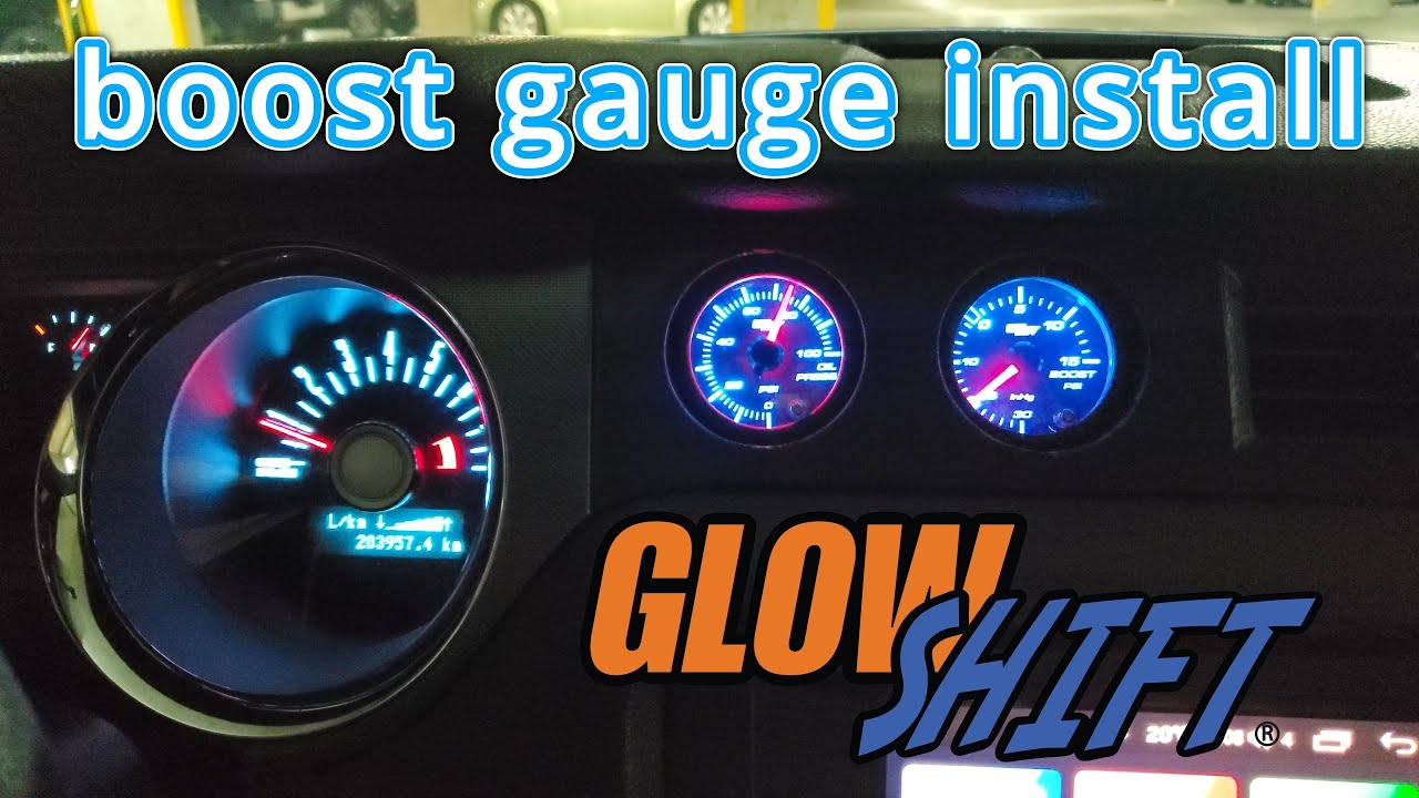 GlowShift Boost Gauge Install and POV driving
