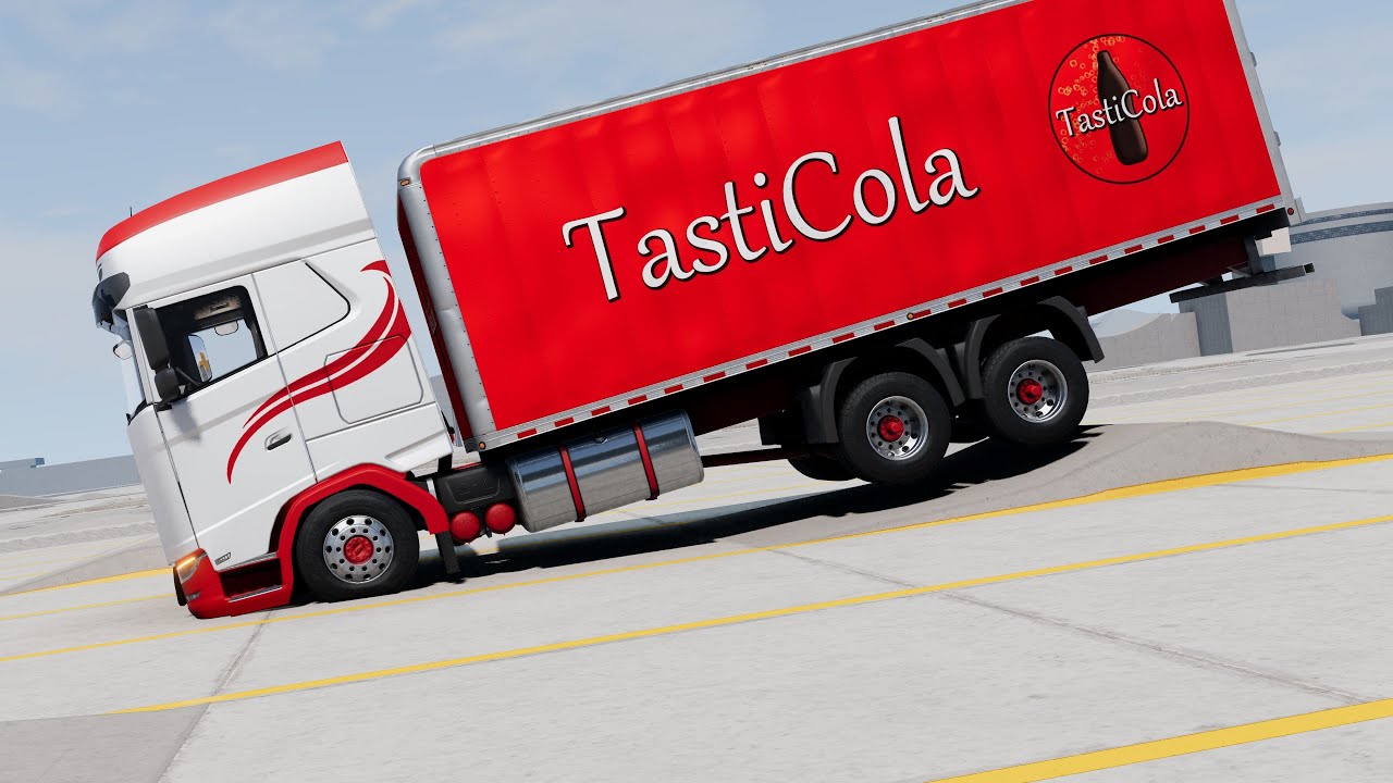 BeamNG Drive - Segra Ultimat Box Truck Suspension Testing