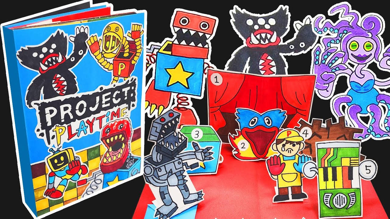 파피 프로젝트 플레이타임 6가지 게임책 만들기📦 Project Poppy Playtime 6 game book