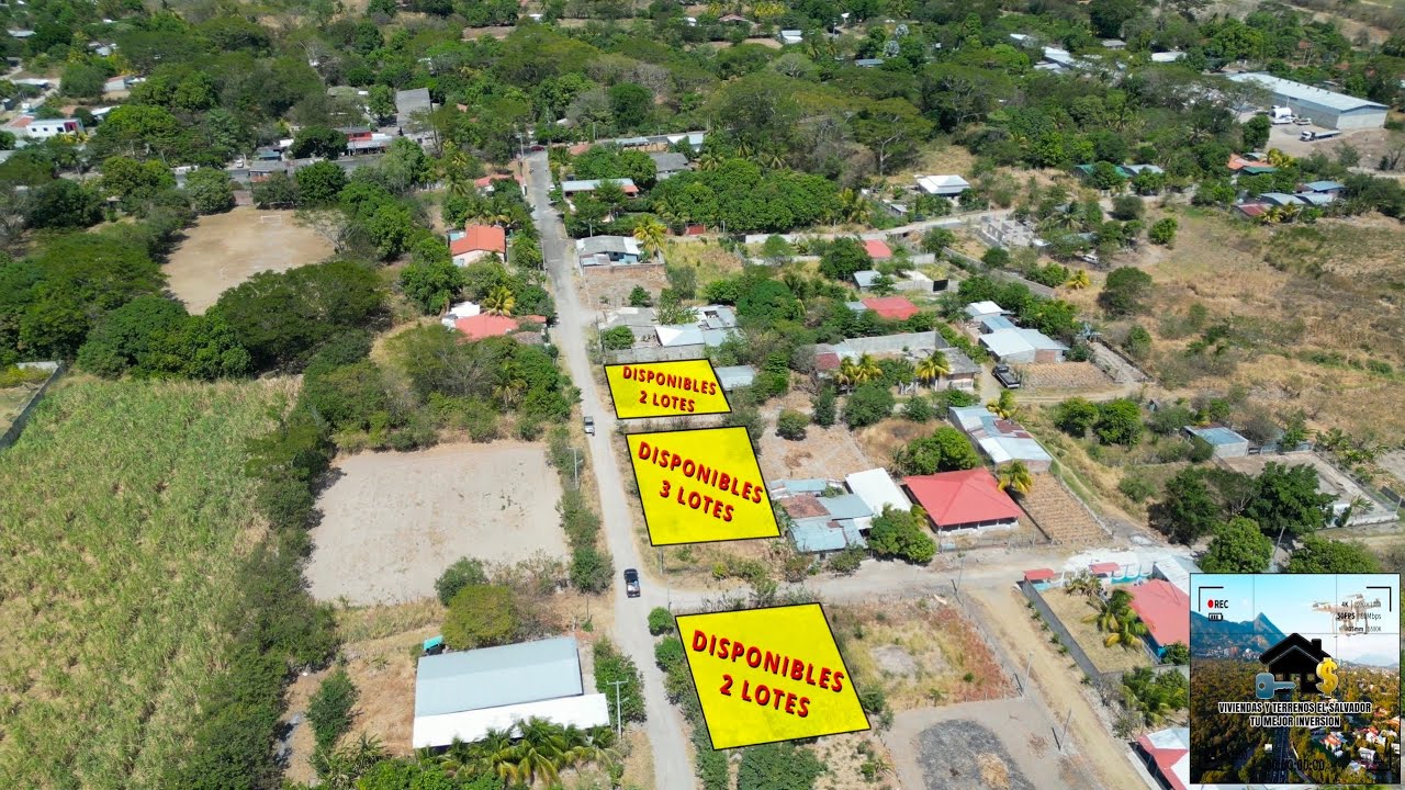 #209 3 Terrenos de Esquina Sobre Calle Principal  Inmediatos a La Carretera 
