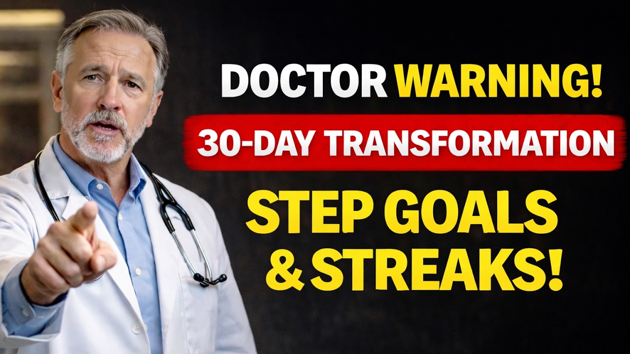 Doctor Warning! 30-Day Body Transformation | Step Goals & Streak Formula