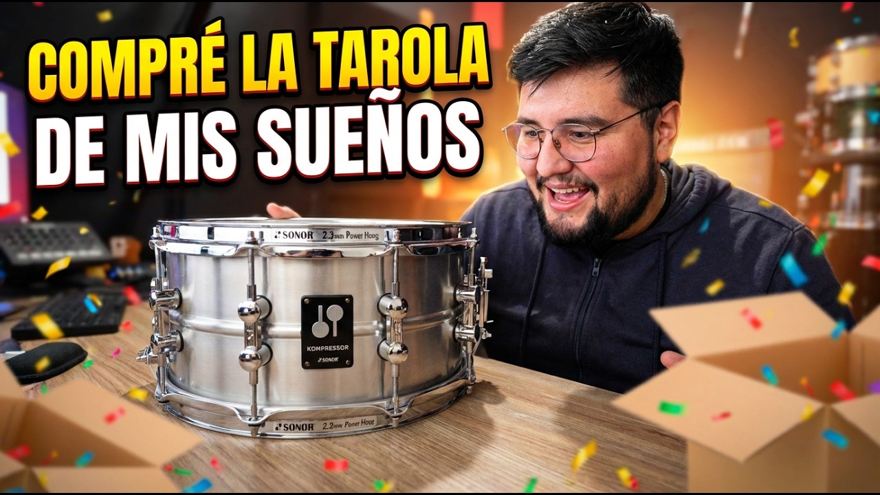 Sonor Kompressor 14x6.5 Aluminium | Unboxing + Sound Test en Iglesia (Review)