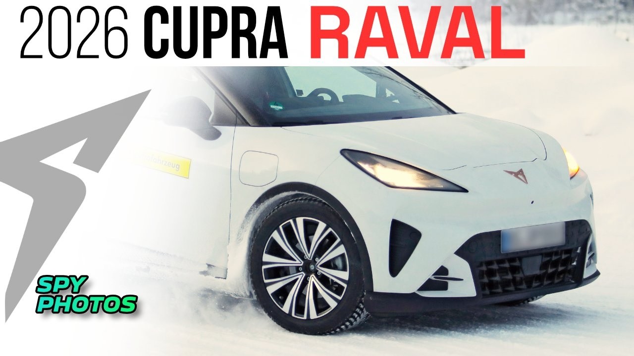Шпионские фотографии: электромобиль Cupra Raval EV 2026 года (без камуфляжа)