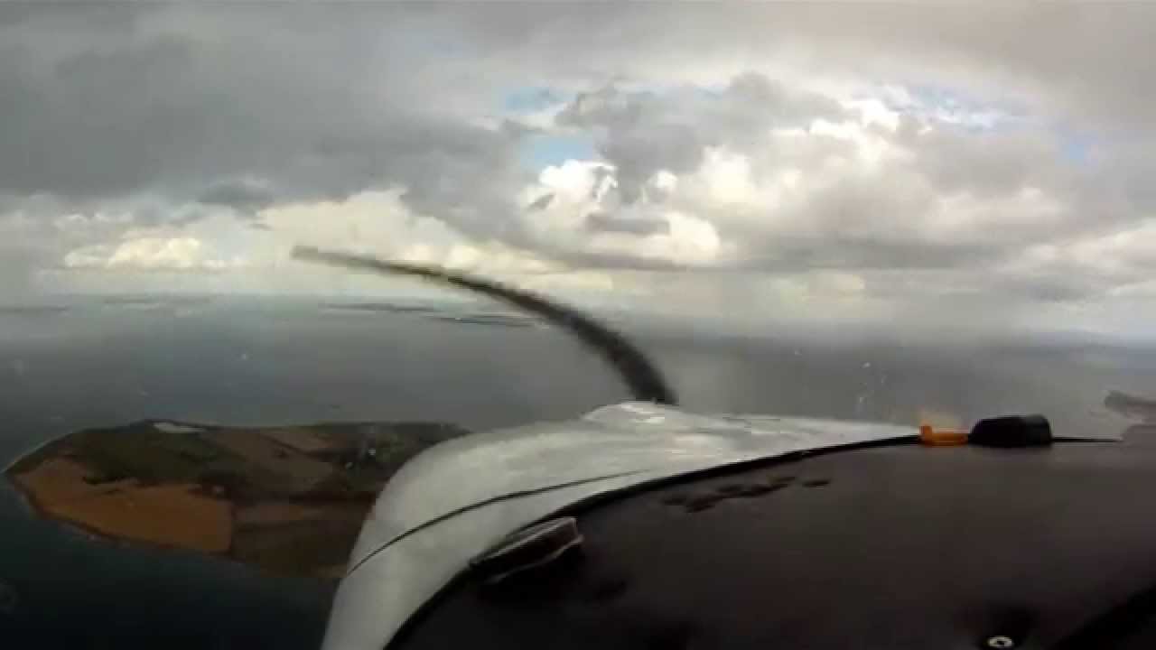 IMC Approach into Endelave Island, Denmark (EKEL), Landing Crosswind Runway 29