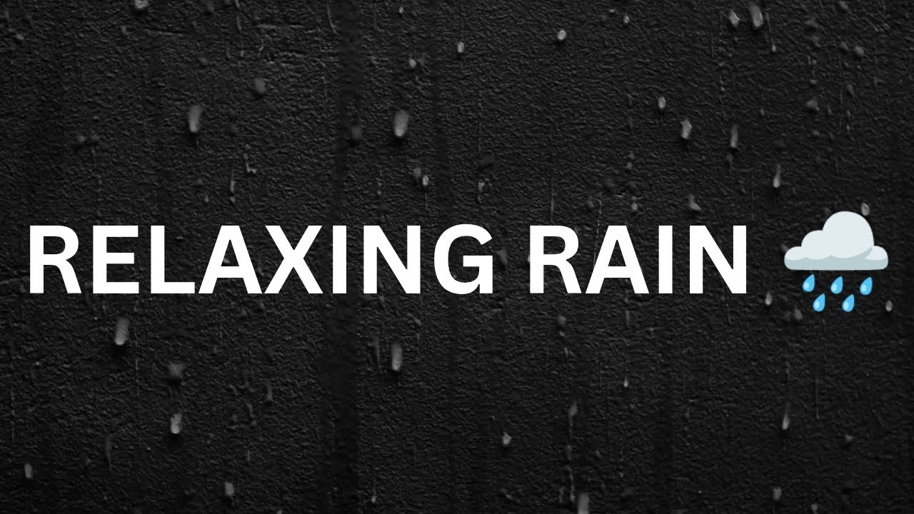 3 Hours Deep Sleep Rain Sounds 🌧️ Black Screen | Stress Relief & Relaxation