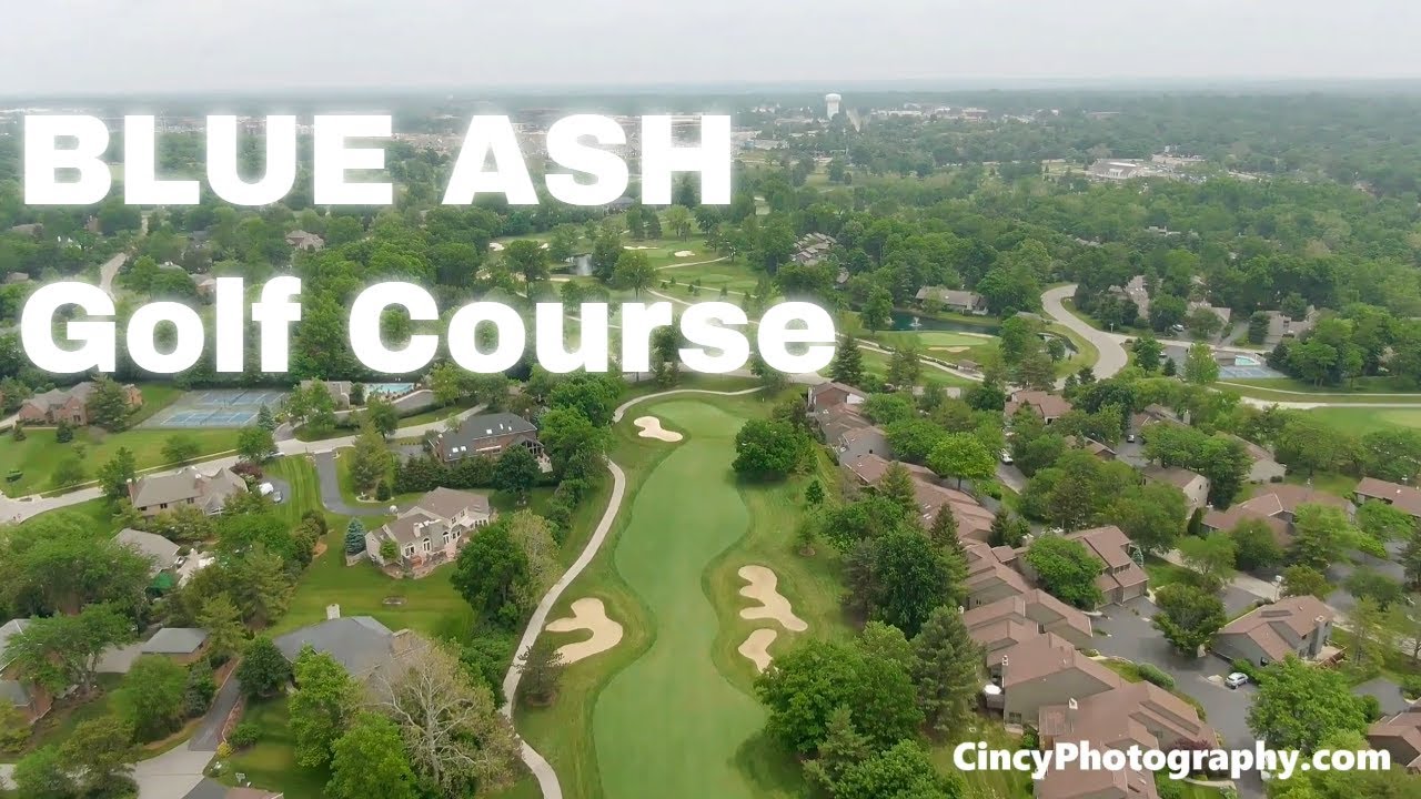 Blue Ash Ohio City Golf Course Aerial Drone Video 2021 in HD