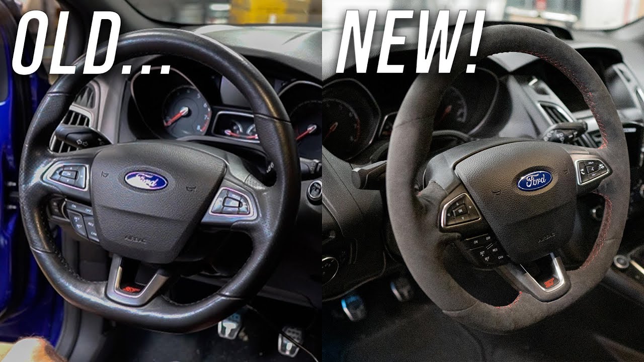 Restoring My Focus ST Wheel With Alcantara Wheel Wrap!