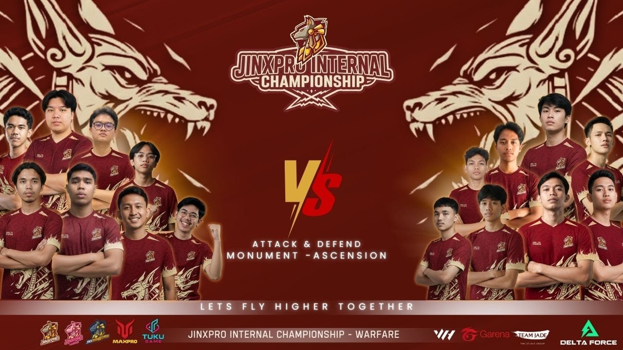 JINXPRO INTERNAL CHAMPIONSHIP -  FINAL DAY WARFARE | Garena Delta Force Mobile Indonesia #jinxpro