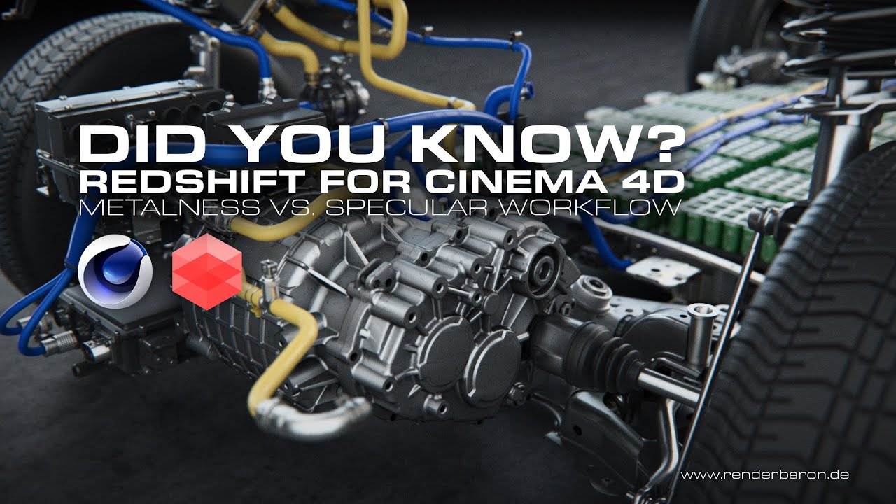Did You Know? Redshift for Cinema 4D: Metalness vs. Specular Workflow