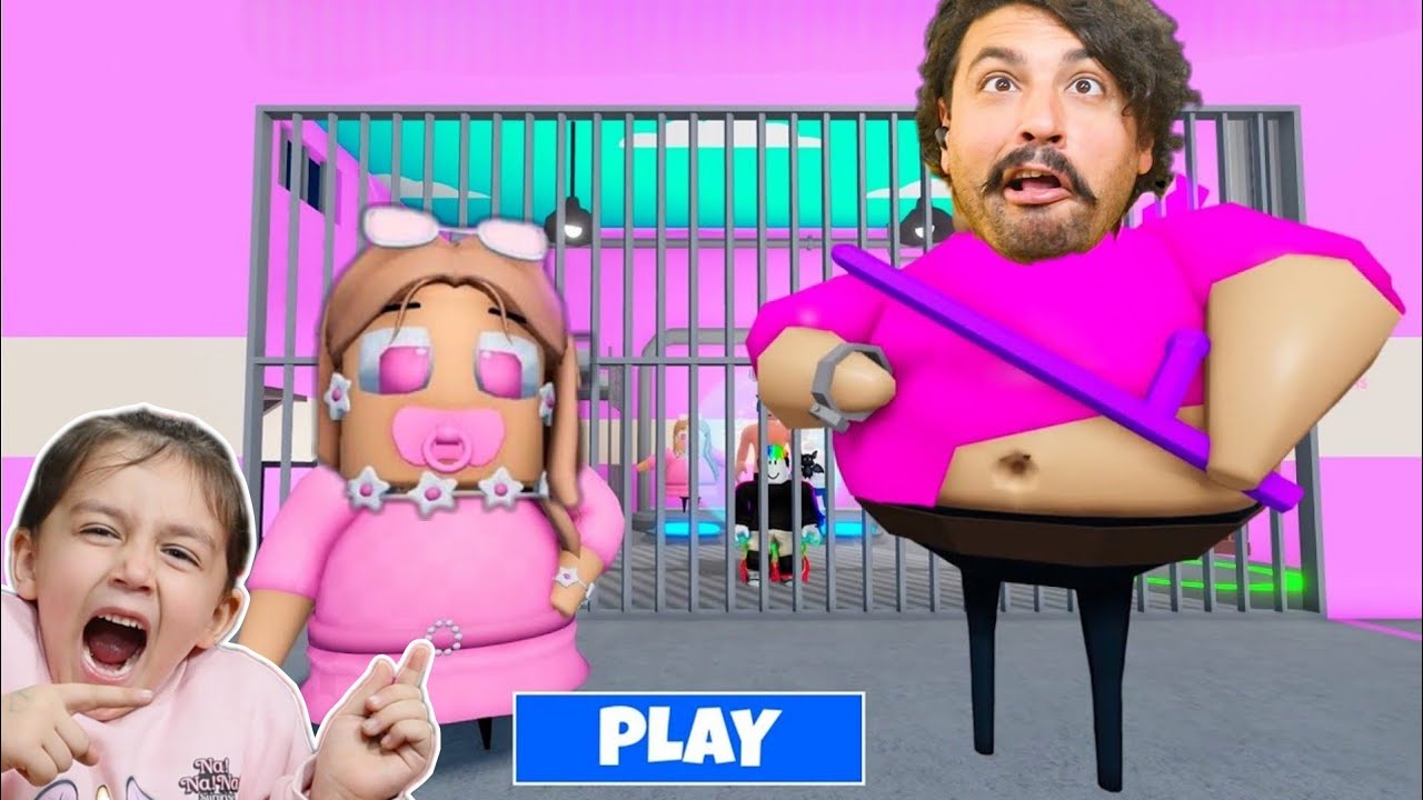 KORKUNÇ AMA TATLI KRALİÇE GARDİYANDAN KAÇIYORUZ 👑 ROBLOX QUEEN BARRY'S PRISON RUN OBBY!