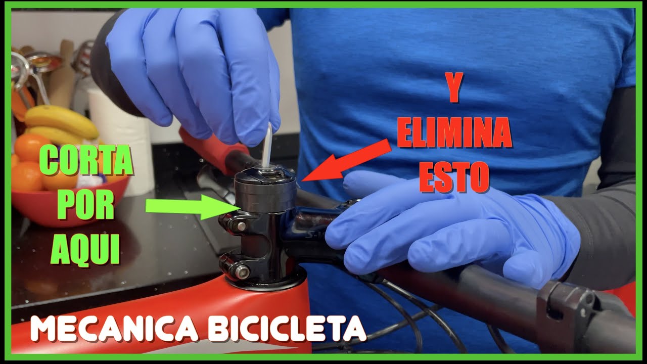 COMO CORTAR EL TUBO DE LA HORQUILLA, MECANICA DE BICICLETA, MANTENIMIENTO BICICLETA