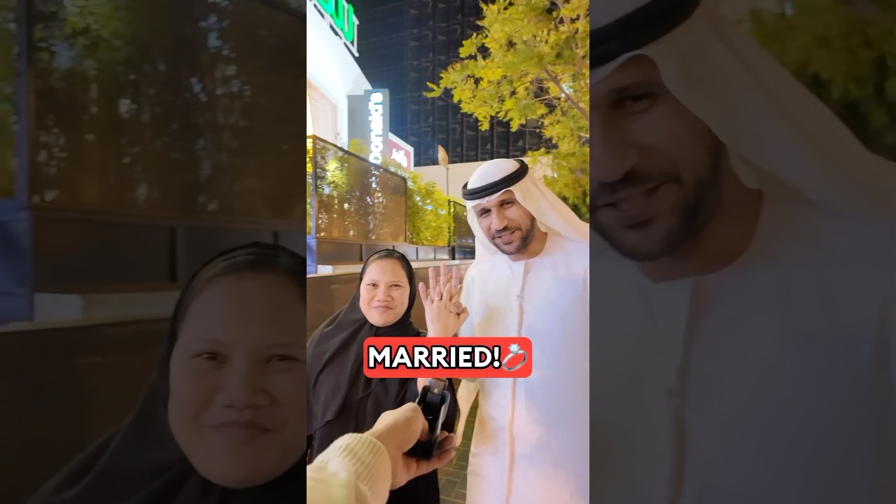 I met a recently married Filipina-Emirati couple🇦🇪🇵🇭 #dubai #philippines #ofwlife #married #uae