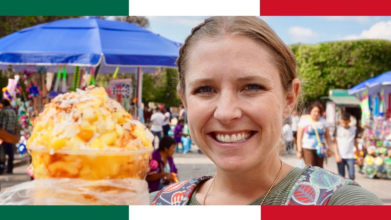 The BEST Food in Mexico? Gringos Try Comida Michoacana (Gaspachos, Nieve de Pasta, y Carnitas)