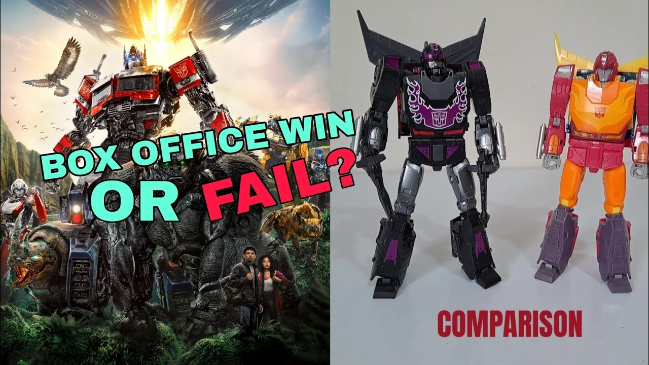 Rise of the Beasts WIN at the BOX OFFICE?!?! + Transformers Legacy Shattered Glass Rodimus REVEALED!