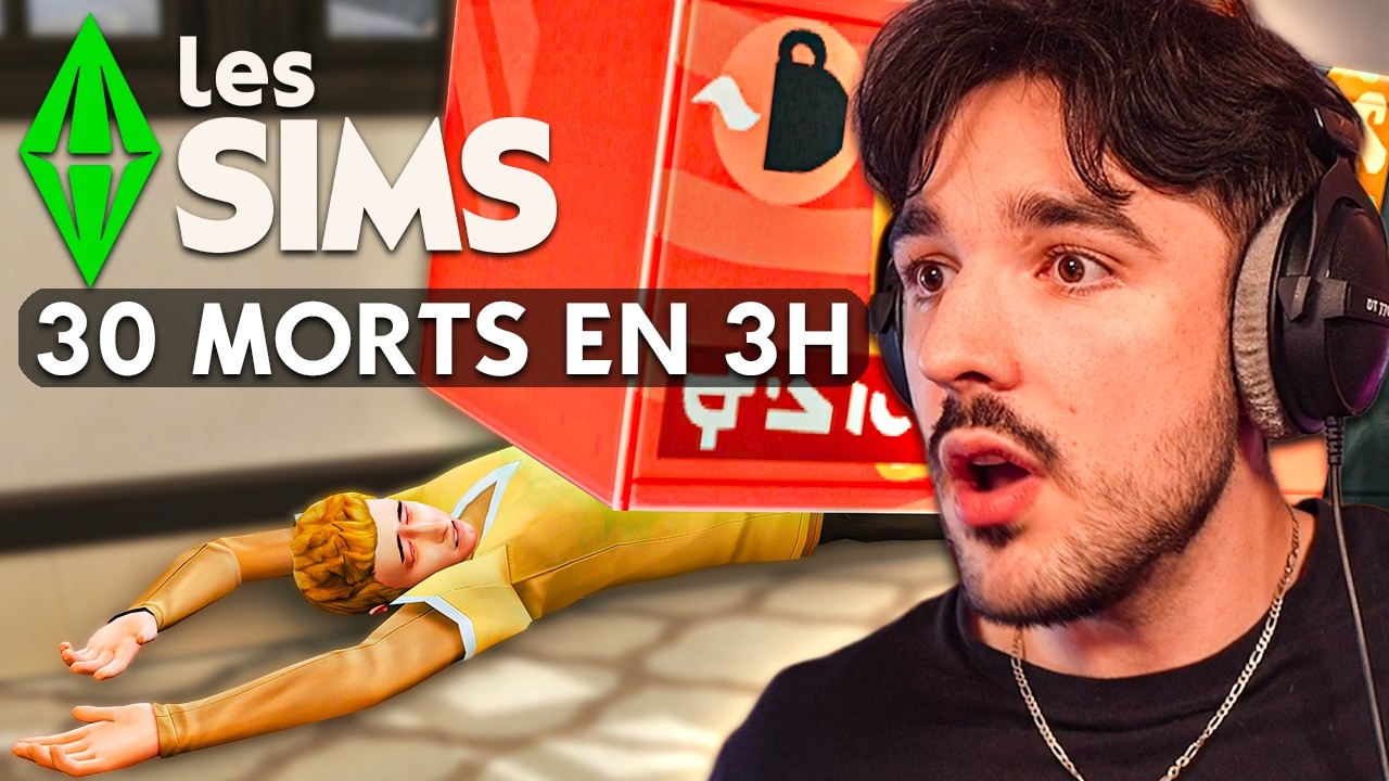 Bingo des MORTS : 30 MORTS EN 3H 💀 (j'adore!!) | SIMS 4