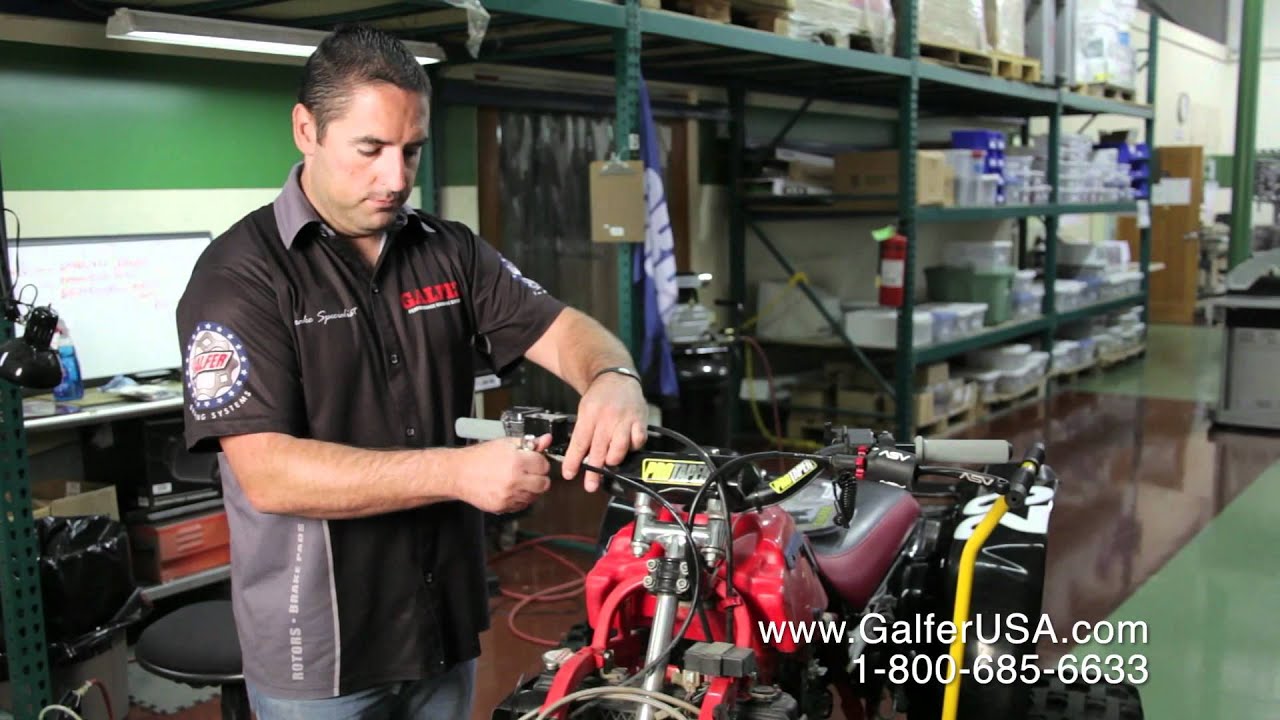 Galfer ATV Front Brake Lines Installation