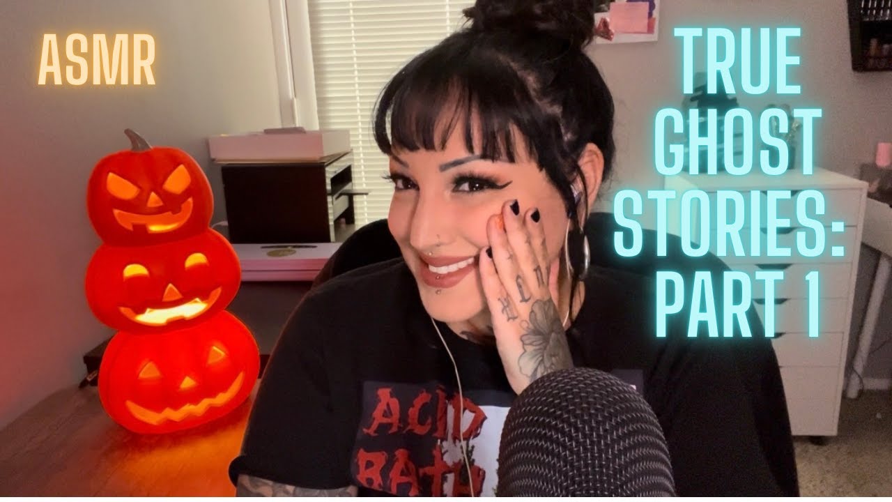 ASMR | Reading Spooky True Ghost Stories: Part 1 (Whispered)