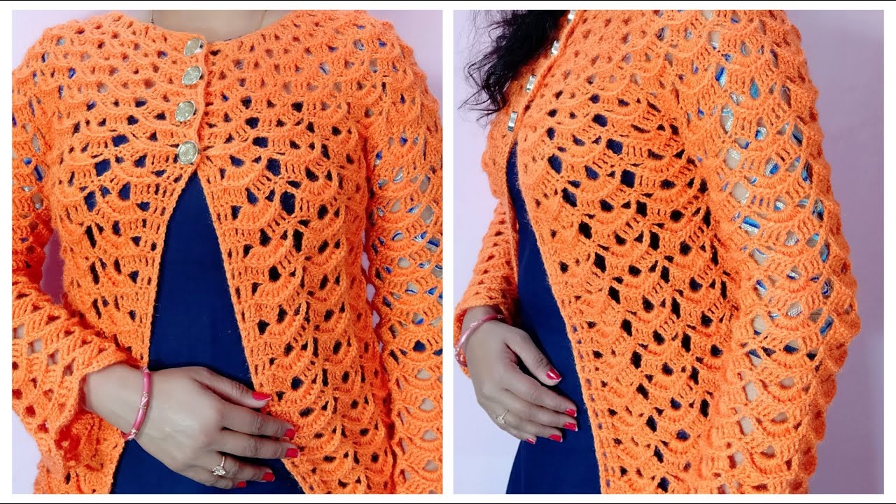 Beautiful crochet ladies cardigan#nice to look easy to make#