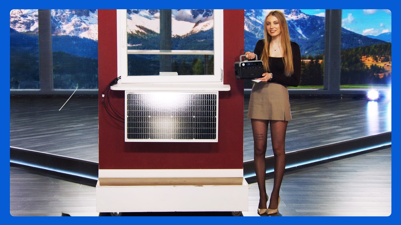 Lina präsentiert die beste Fensterbank-Solaranlage aus dem Katalog @PEARL TV