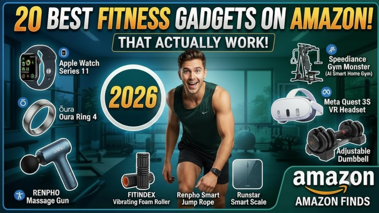 20 Fitness Gadgets That Actually Work in 2026 💪🔥