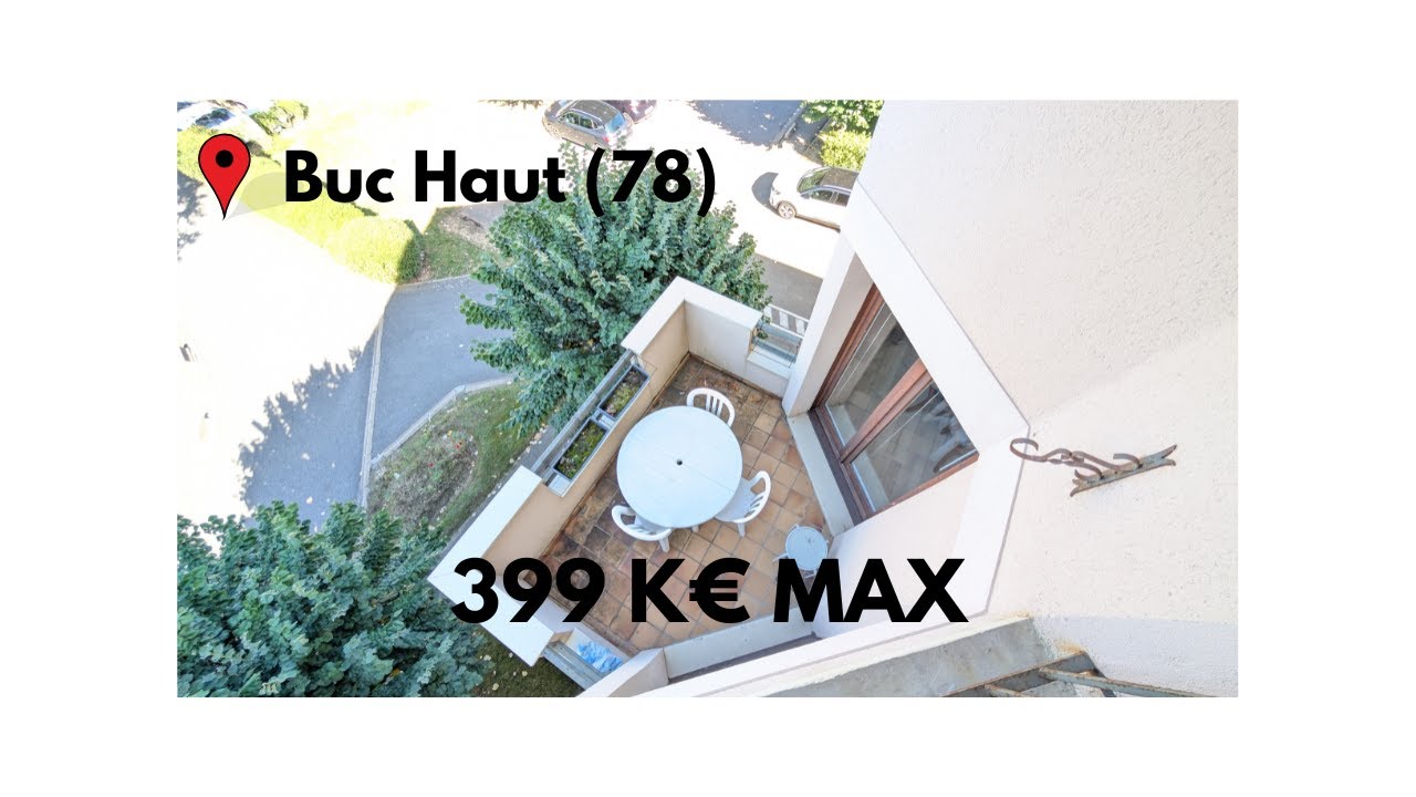 OFF 📍BUC Duplex 96 m² Haut de Buc + Terrasse+Box+Cave+Parking