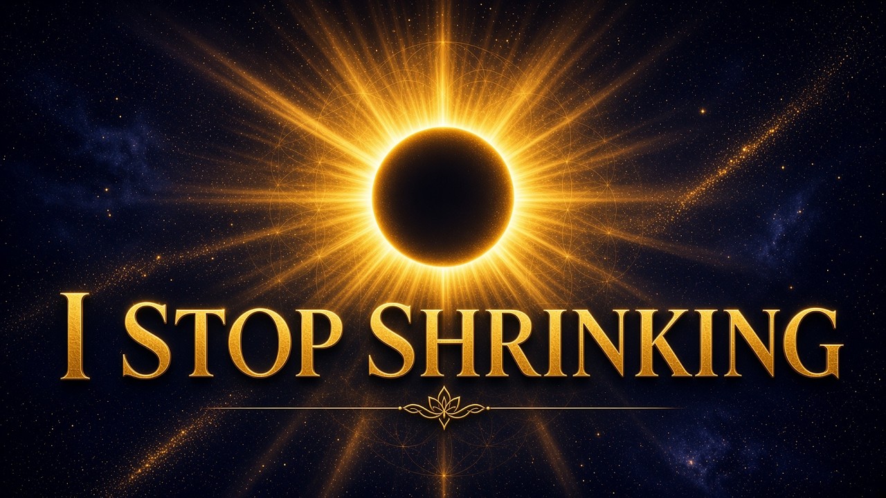 I Stop Shrinking | Solar Eclipse New Moon in Leo Identity Activation 528Hz