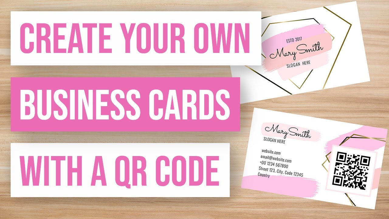 🔥 How to Create Your Own Business Cards with a QR Code