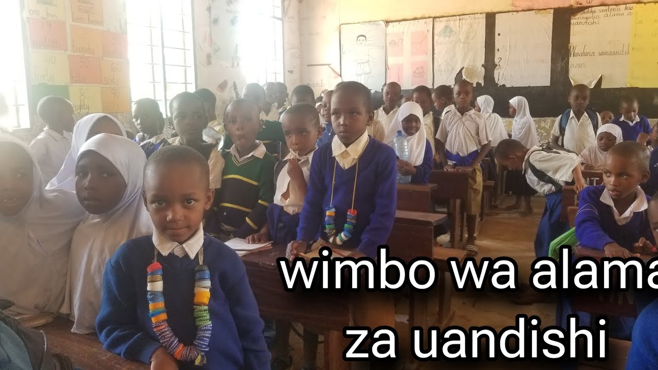 WIMBO WA ALAMA ZA UANDISHI NA VIUNGO VYA MWILI WA BINADAMU