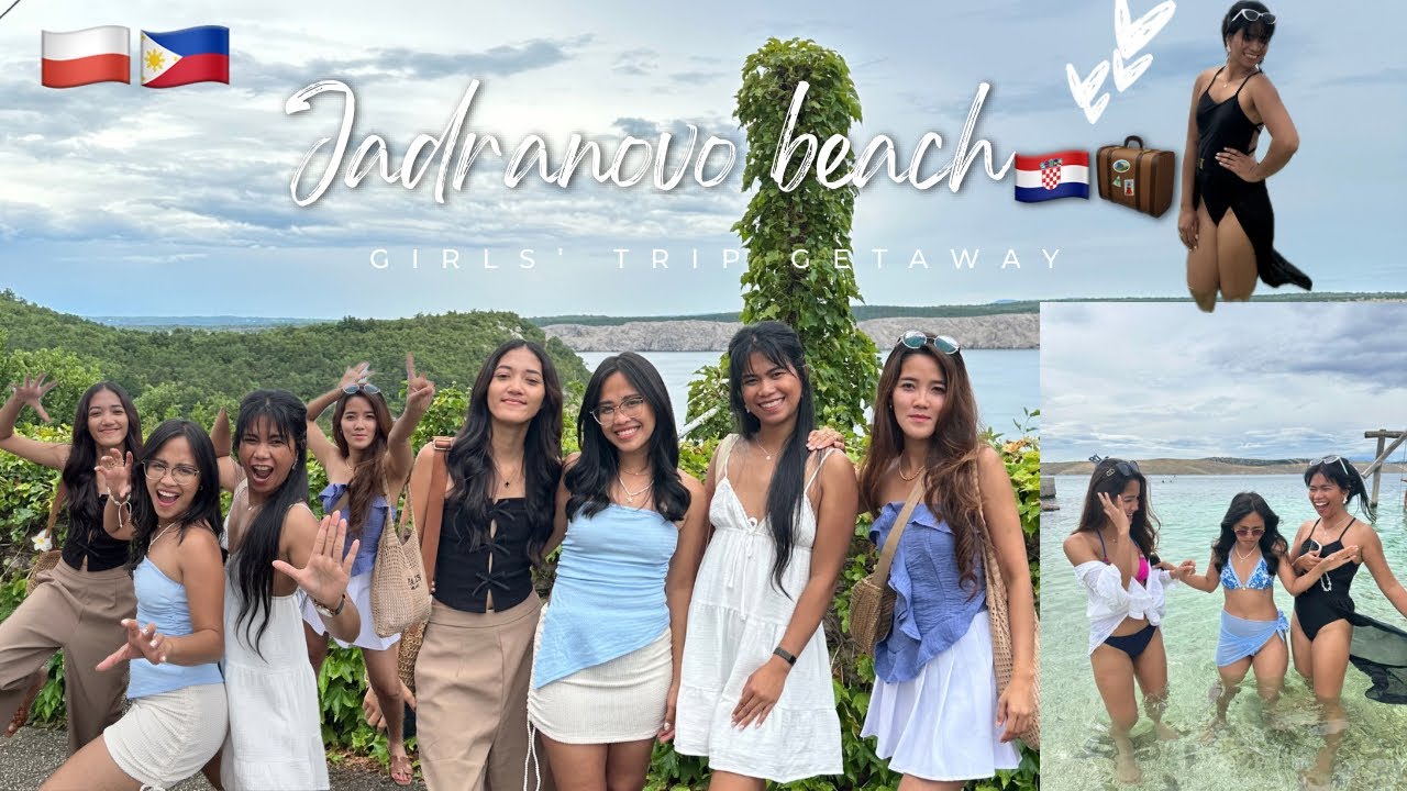 Girls Trip Chaos Day 4: Beach Day & An Unexpected Workout 🚍💦