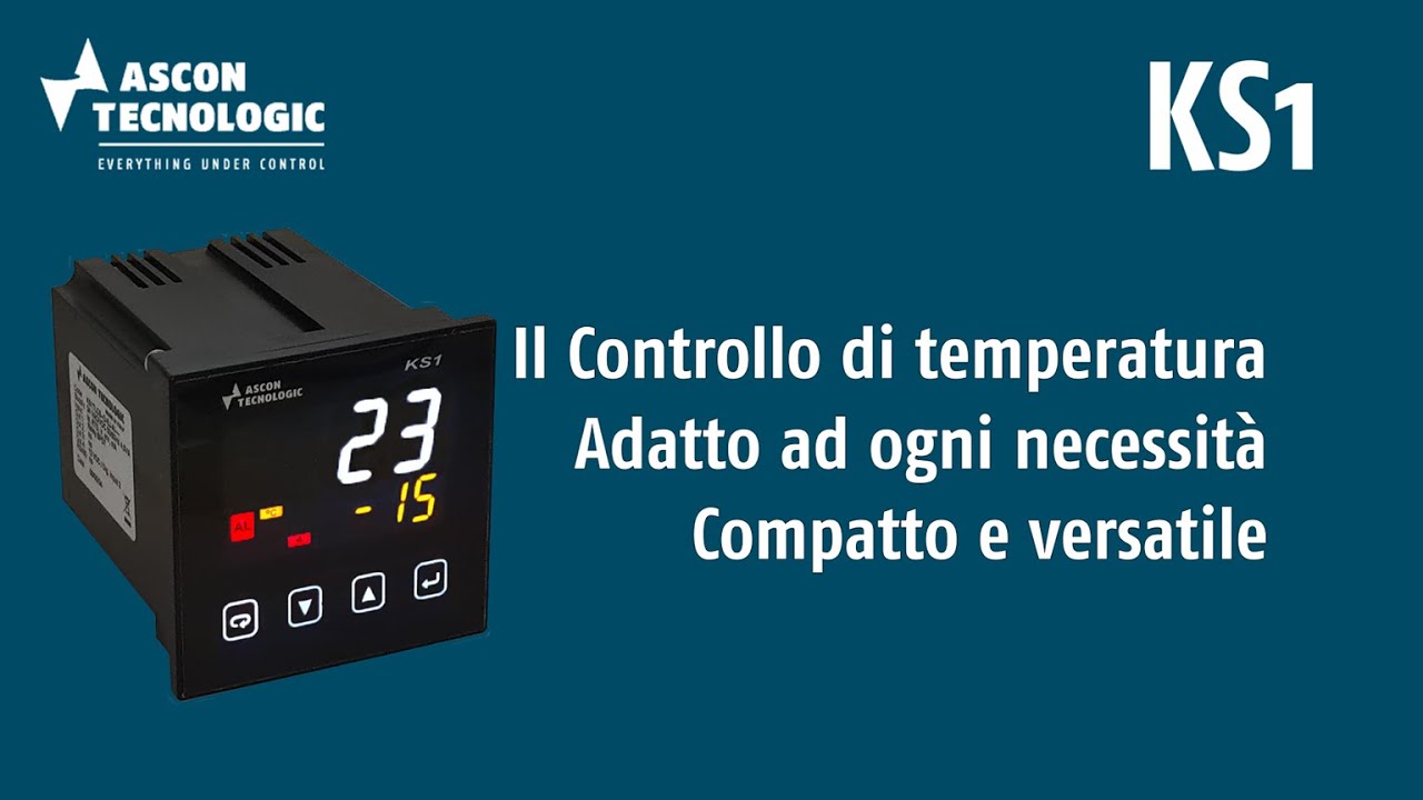 Per le tue applicazioni &hellip; KS1 un regolatore compatto e versatile