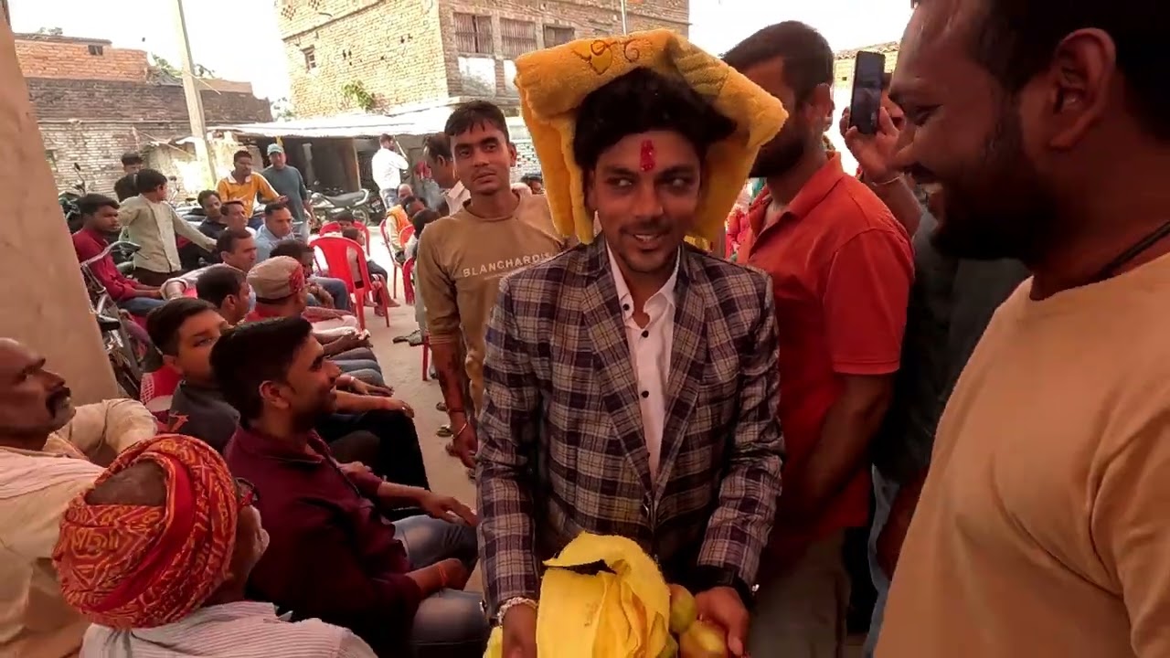 मेरे दोस्त का बरछा कैसे चढ़ाया गया गांव पे  🥰🥰