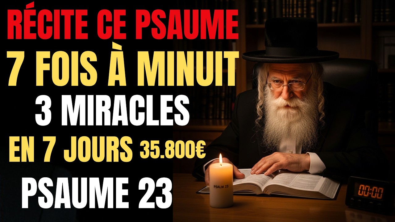RÉCITE CE PSAUME 7 FOIS À MINUIT — ET REÇOIS 3 MIRACLES FINANCIERS EN 7 JOURS !
