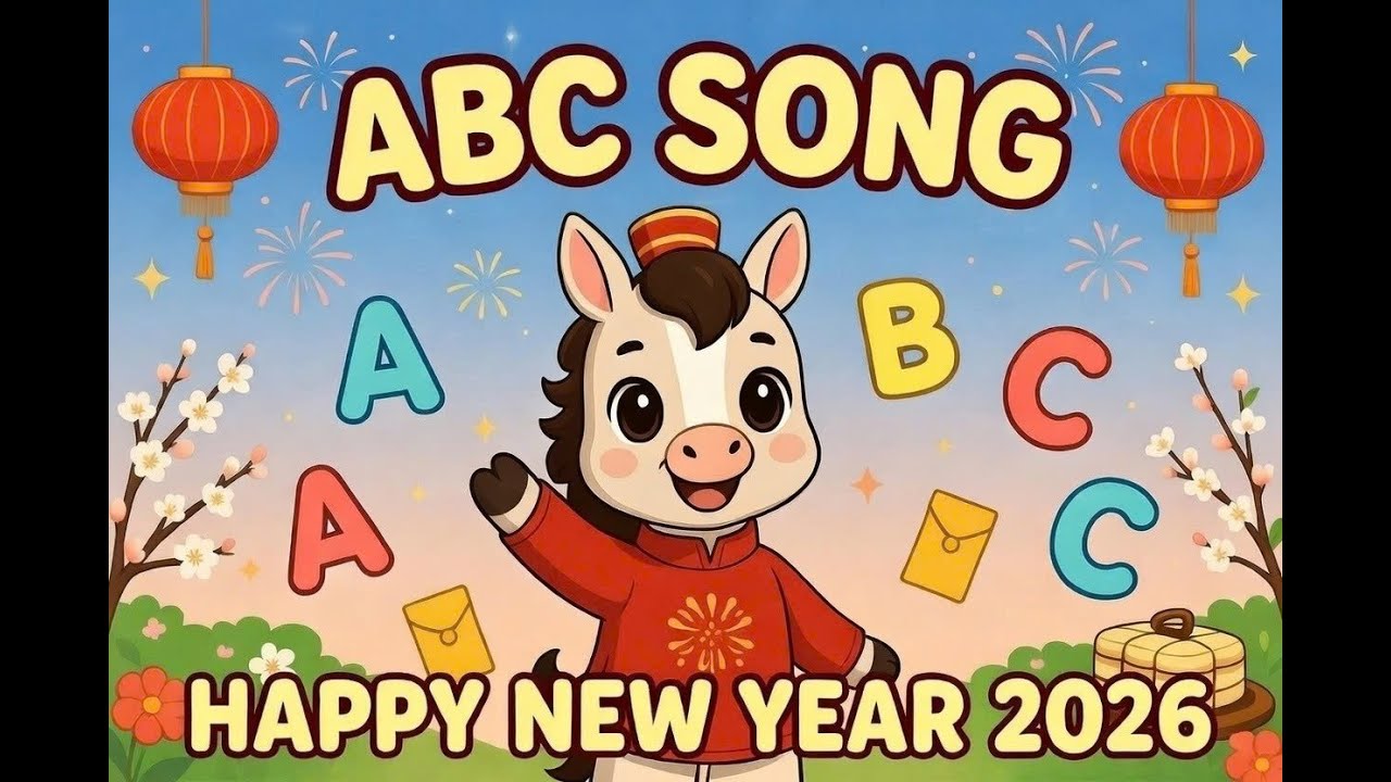 ABC Alphabet Song 🦁 | Safari Animals | New Year Kids Learning