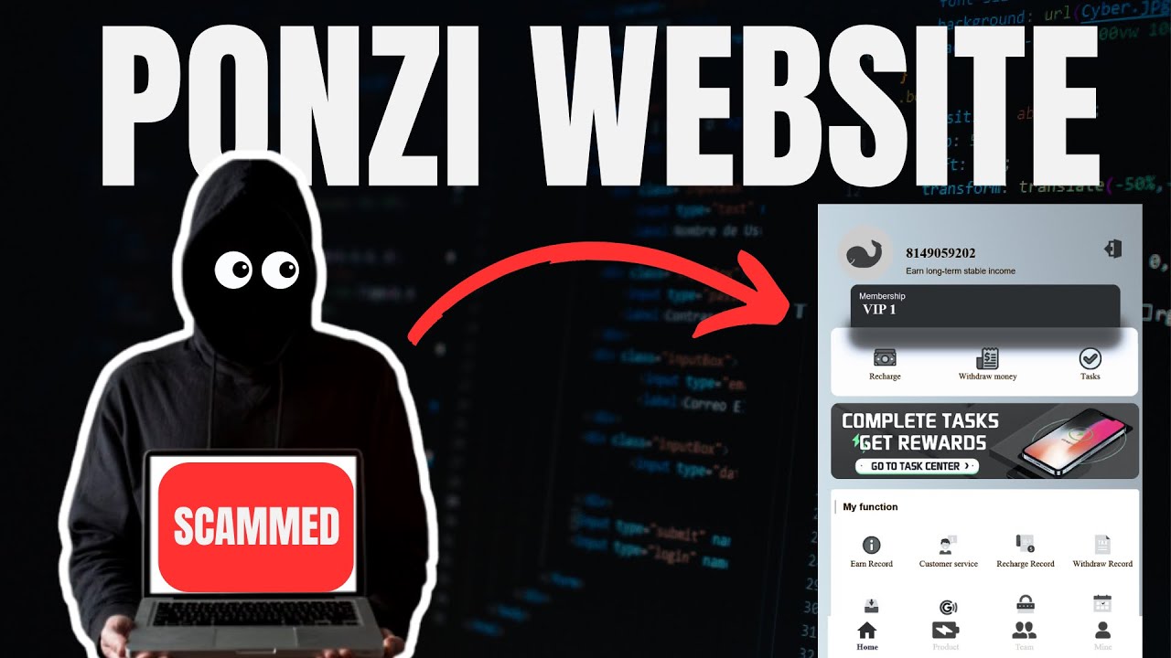 How Scammers Create Ponzi Website | Cyber Security Tutorial on Ponzi Website by Scammers