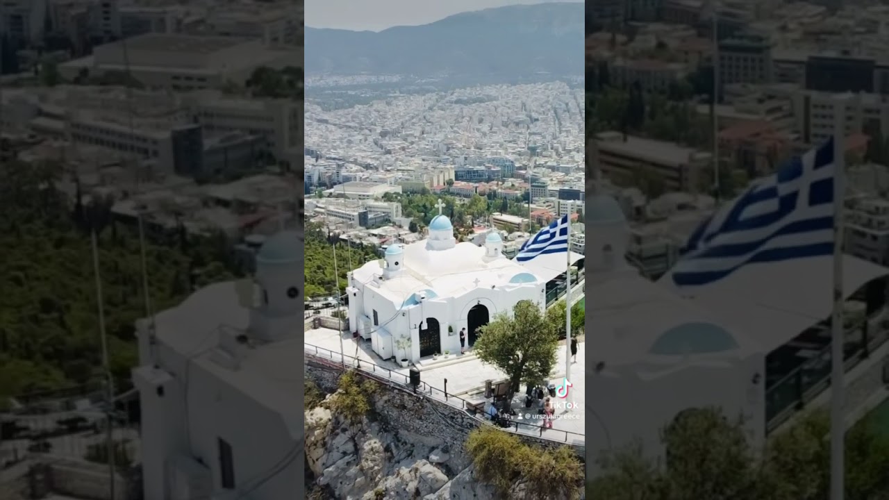 Lycabettus Hill in Athens #shorts