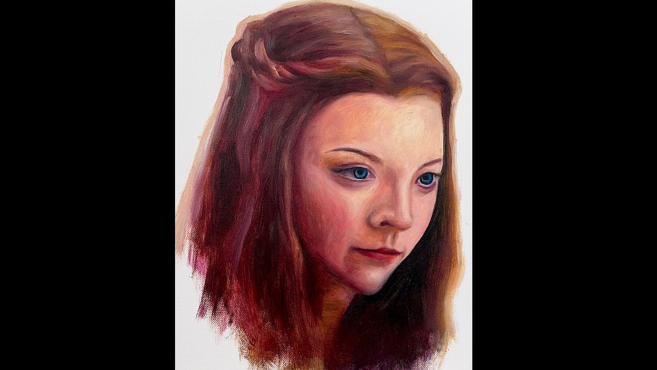 Oil painting | Game of Thrones | Margaery Tyrell | time-lapse