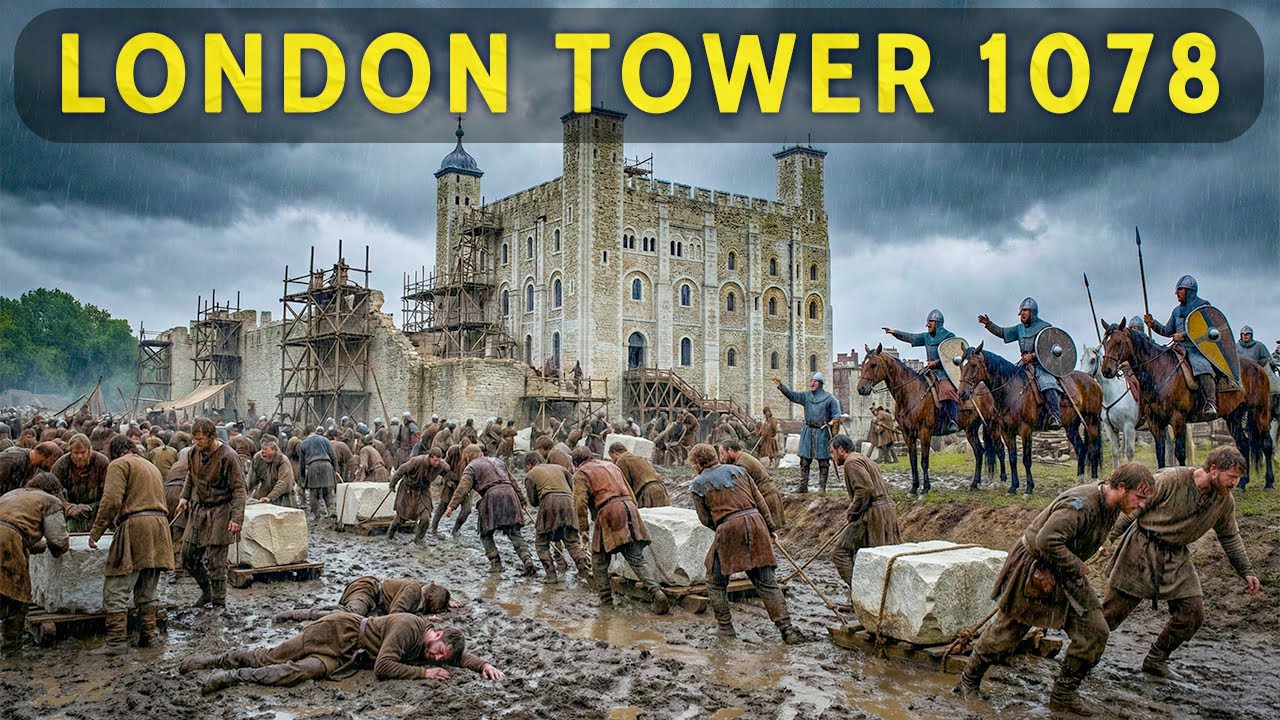 How The Tower of London Was Built: Tortured, Trapped, Beheaded (AI Reconstruction)