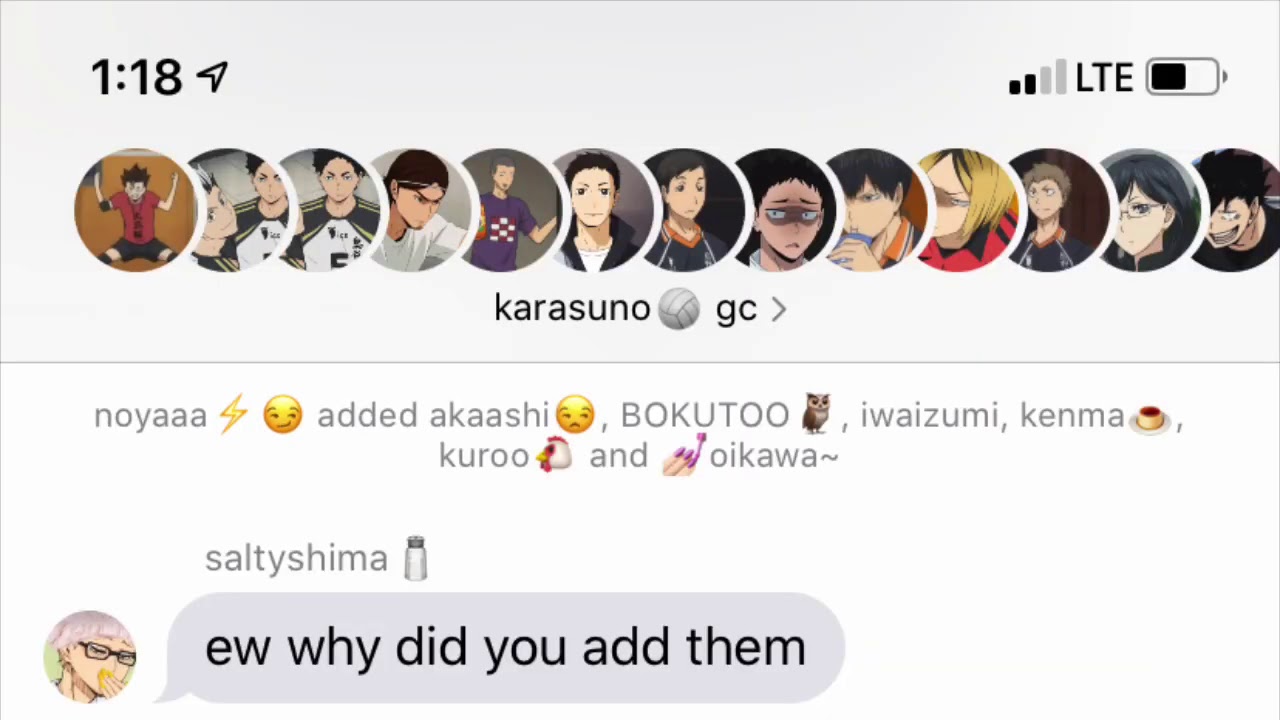 Truth Hurts lyric prank | Haikyuu Texting Story