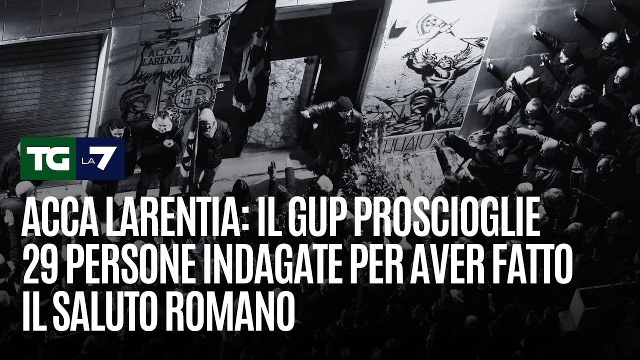 Acca Larentia: il gup proscioglie 29 persone indagate per aver fatto il saluto romano