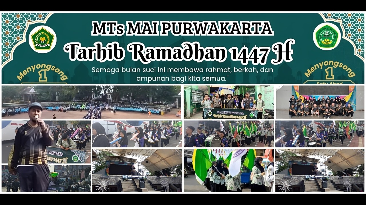 Pawai Tarhib Ramadhan 1447 H bersama NADA Marching Band
