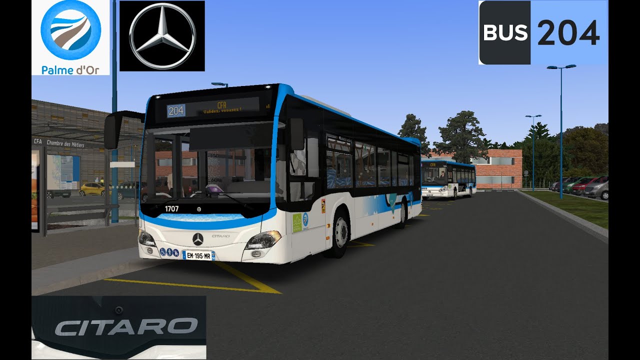 OMSI 2 | Mini Service sur la Ligne 204 en Mercedes-Benz Citaro C2 !
