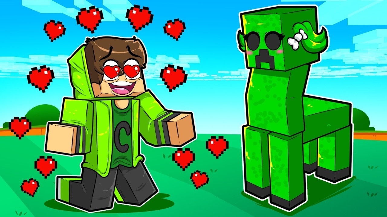 REVELEI a NAMORADA dos MOBS no Minecraft!