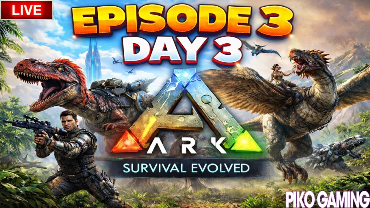 SURVIVING DAY 3 WAS HARD 😨💀 | ARK SURVIVAL EVOLVED EP-3🦖 THINGS GOT CRAZY!