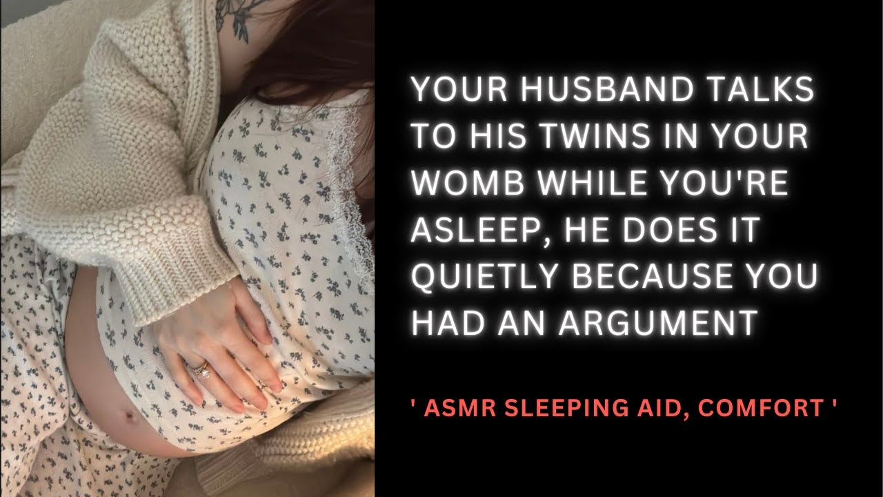 [ASMR] Husband talks to his twins in your belly while you're asleep | Audio roleplay