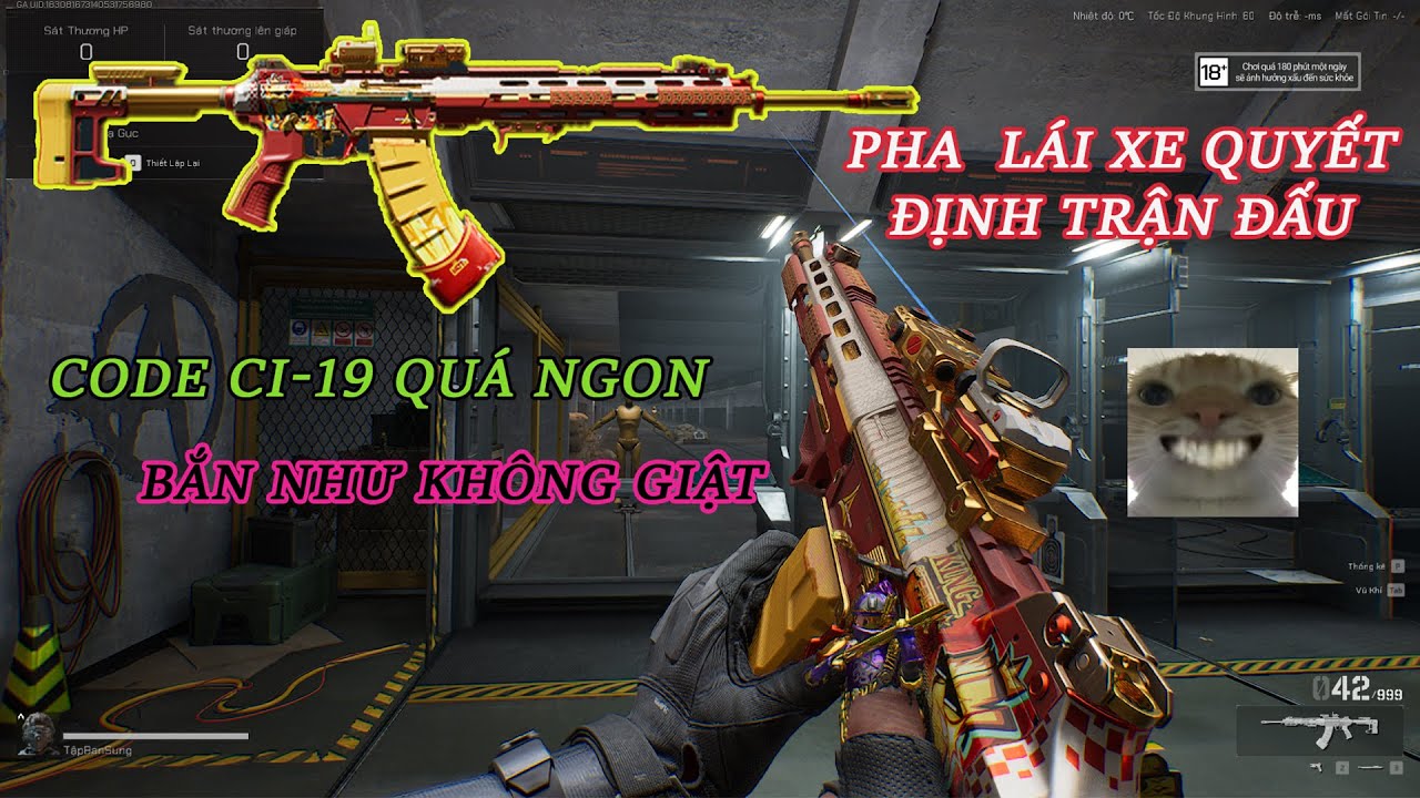 Lụm Code Súng CI-19 Trên Mạng Bắn Cực Êm Không Giật | Pha Trộm Xe Tăng Cực Mãn Nhãn | Delta Force